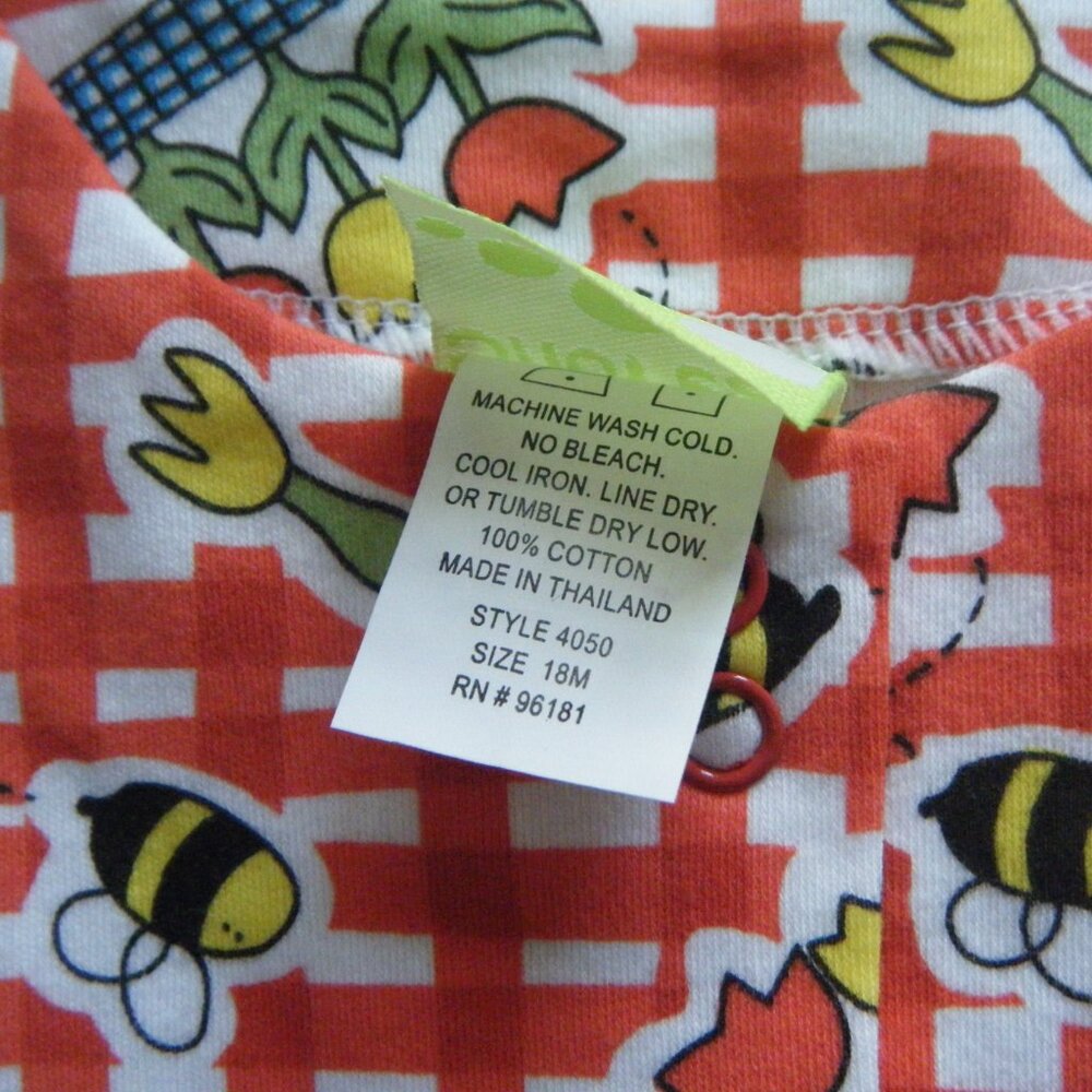 snopea garden gingham dress 18M - Picture 3 of 3